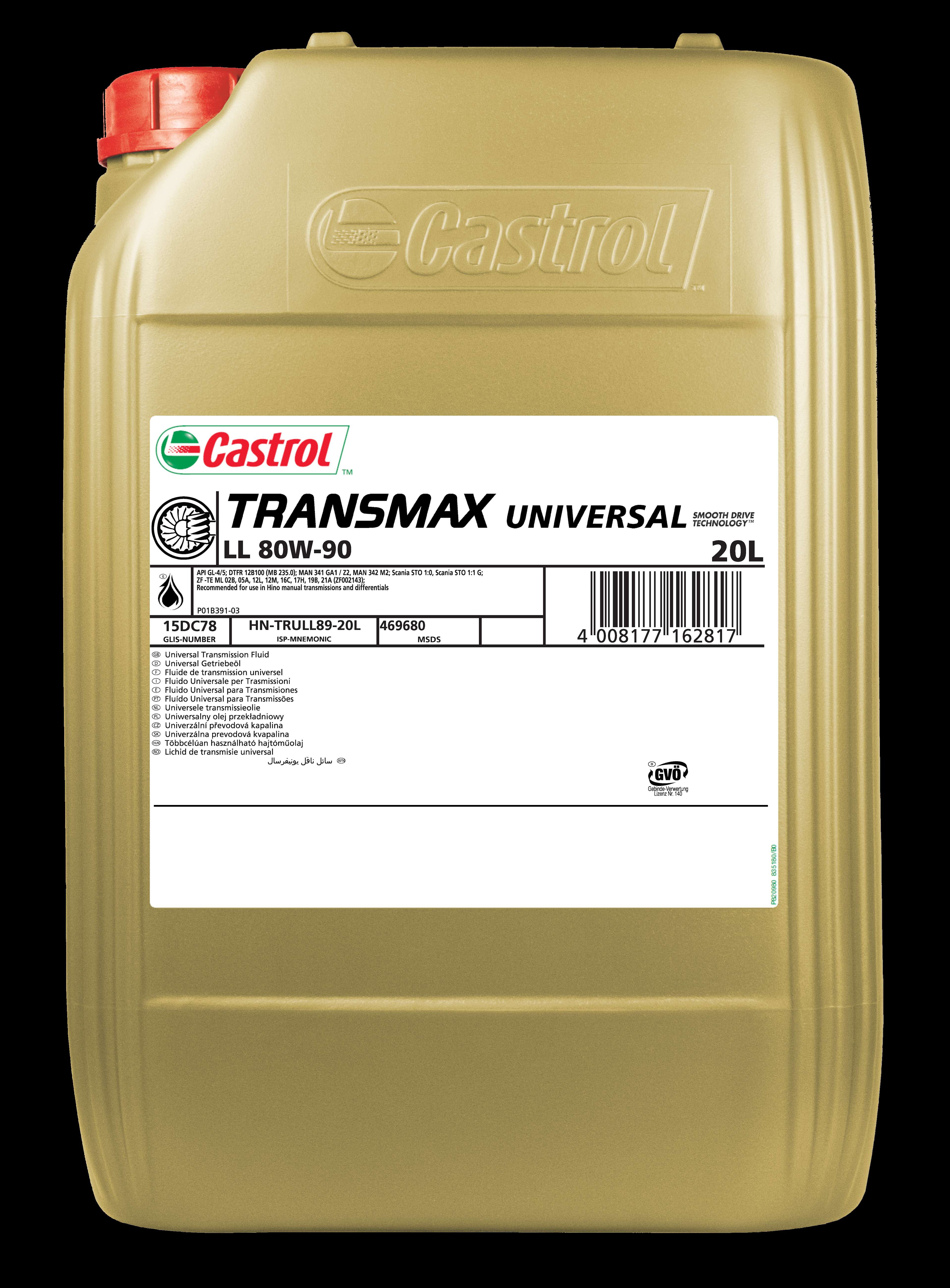 Castrol TRANSMAX Universal LL 80W-90
